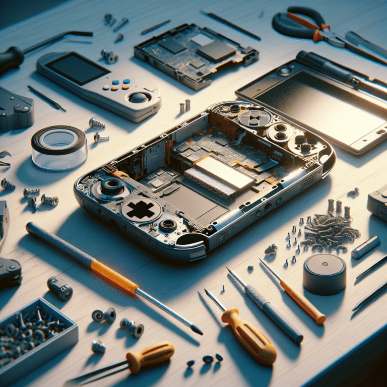 Repairing Handheld Console Hinges and Casing