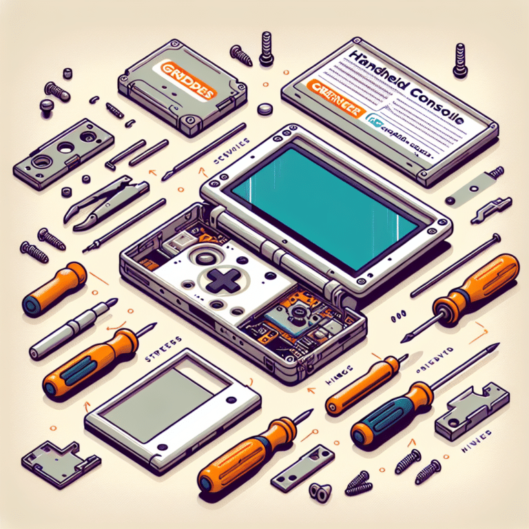 Repairing Handheld Console Hinges and Casing