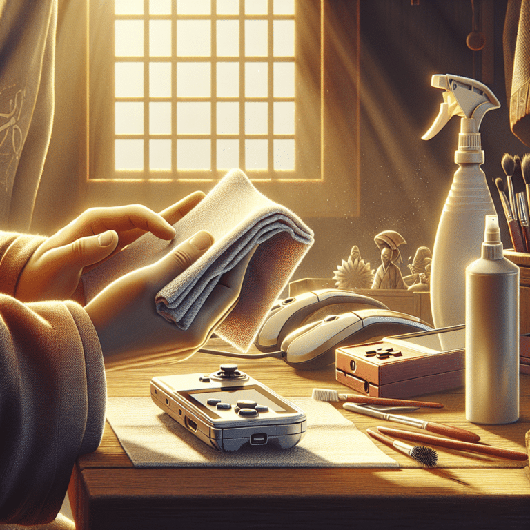 Cleaning Handheld Console Screens