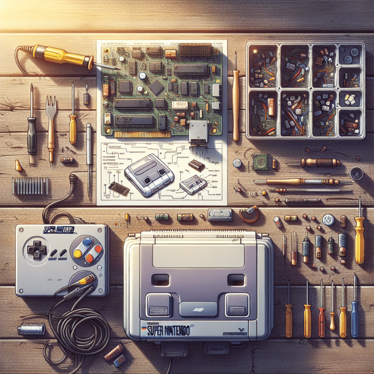 SNES Capacitor Repair for Beginners