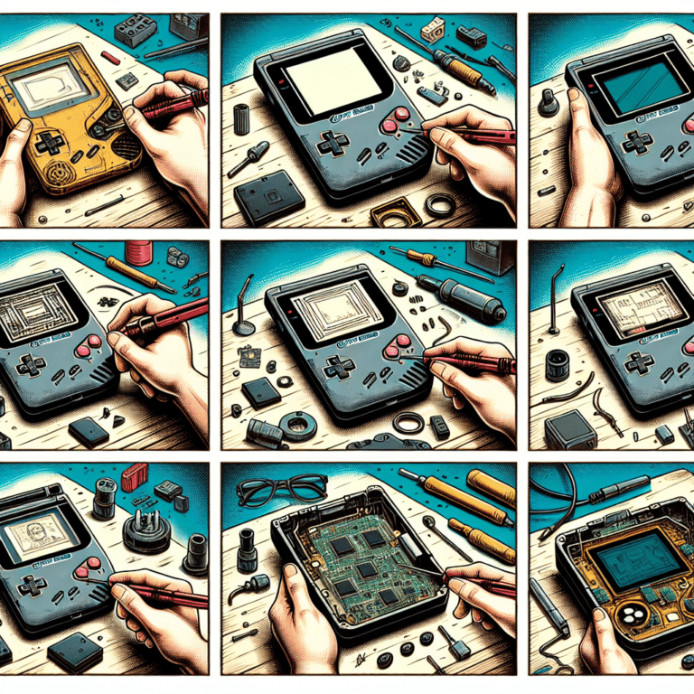 Retro Handheld Repair Project Tutorials
