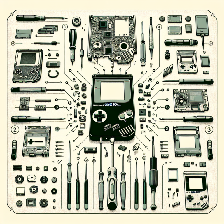 Step-by-step Tutorial for Game Boy Repair
